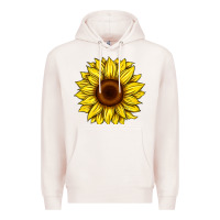 Pale Pink sunflower Premium Hoodie - Artiststas