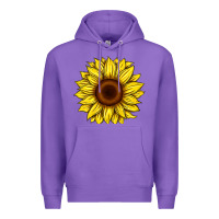 Purple sunflower Premium Hoodie - Artiststas