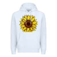 White sunflower Premium Hoodie - Artiststas