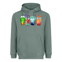 Sage tea junkie coffee cups Heavyweight Hoodie - Zillion Design Studio