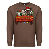 Chestnut merry christmas truck animals Premium Sweatshirt - RanaPortraitStore