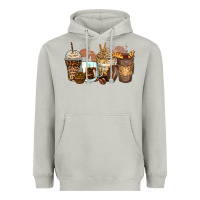 Moon Dust leopard coffee cups Heavyweight Hoodie - Zillion Design Studio