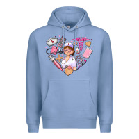 Colony Blue nurse and nurse element heart Premium Hoodie - AdoDesignShop