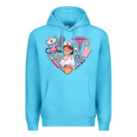 Ocean Blue nurse and nurse element heart Premium Hoodie - AdoDesignShop