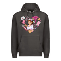 Smoke nurse and nurse element heart Premium Hoodie - AdoDesignShop