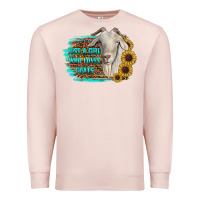 Pale Pink just a girl who loves goats Premium Sweatshirt - RanaPortraitStore
