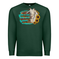 Sports Green just a girl who loves goats Premium Sweatshirt - RanaPortraitStore