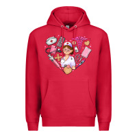 Cardinal nurse and nurse element heart Premium Hoodie - AdoDesignShop