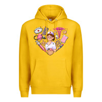 Lemon nurse and nurse element heart Premium Hoodie - AdoDesignShop