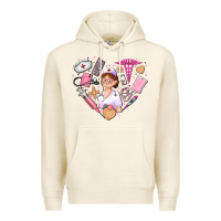 Tofu nurse and nurse element heart Premium Hoodie - AdoDesignShop