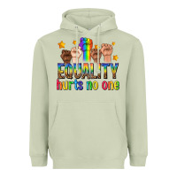 Matcha equality hurts no one with fists Heavyweight Hoodie - texasbilliewilder