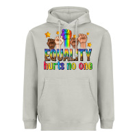 Moon Dust equality hurts no one with fists Heavyweight Hoodie - texasbilliewilder