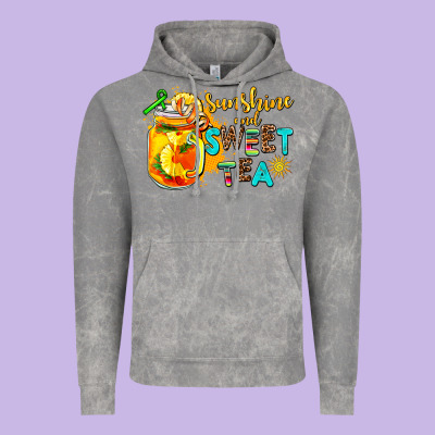 Sunshine And Sweet Tea Vintage Hoodie Designed By Adodesignshop