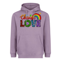 Lavender choose love Heavyweight Hoodie - texasbilliewilder