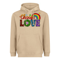 Mushroom choose love Heavyweight Hoodie - texasbilliewilder