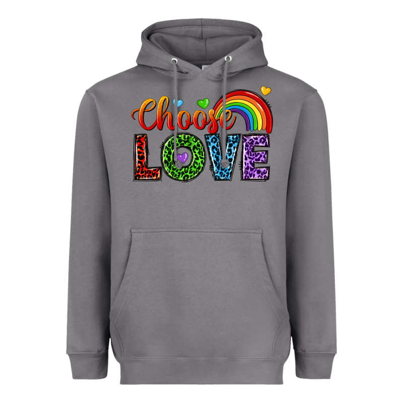 Choose Love Heavyweight Hoodie by texasbilliewilder | Teevron
