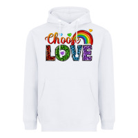 White choose love Heavyweight Hoodie - texasbilliewilder