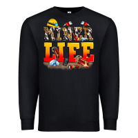 Black miner life Premium Sweatshirt - Zillion Design Studio
