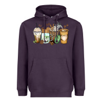 Plum latte coffee cups Heavyweight Hoodie - Zillion Design Studio