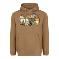 Toasted Coconut latte coffee cups Heavyweight Hoodie - Zillion Design Studio