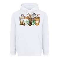 White latte coffee cups Heavyweight Hoodie - Zillion Design Studio