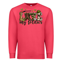 Cardinal love my soldier Premium Sweatshirt - Zillion Design Studio