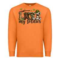 Carrot love my soldier Premium Sweatshirt - Zillion Design Studio