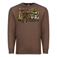 Chestnut love my soldier Premium Sweatshirt - Zillion Design Studio