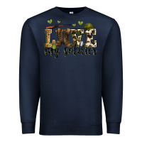 Navy love my soldier Premium Sweatshirt - Zillion Design Studio