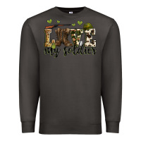 Smoke love my soldier Premium Sweatshirt - Zillion Design Studio