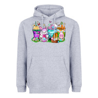 Heather Grey easter coffee cups Heavyweight Hoodie - Zillion Design Studio