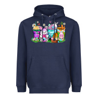 Navy easter coffee cups Heavyweight Hoodie - Zillion Design Studio