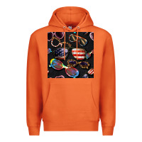 Carrot 4th of july glasses  seamless pattern Premium Hoodie - BundleAndBundleShop