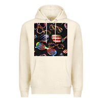 Tofu 4th of july glasses  seamless pattern Premium Hoodie - BundleAndBundleShop