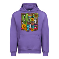 Tulip western cactus with cowboy boots and sunflowers Urban Hoodie - Artiststas