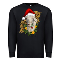 Black christmas goat Premium Sweatshirt - RanaPortraitStore