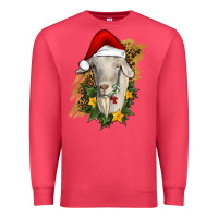 Cardinal christmas goat Premium Sweatshirt - RanaPortraitStore
