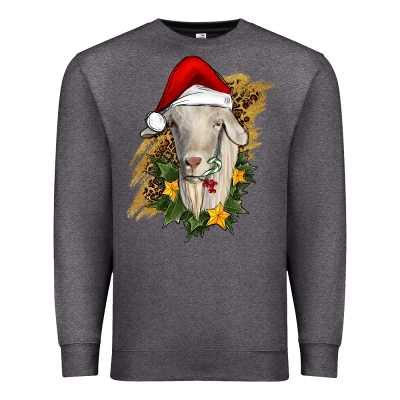 Christmas Goat Premium Sweatshirt by RanaPortraitStore | Teevron