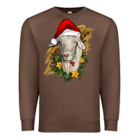 Chestnut christmas goat Premium Sweatshirt - RanaPortraitStore
