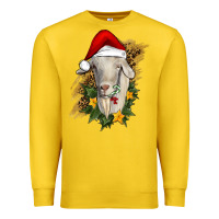 Lemon christmas goat Premium Sweatshirt - RanaPortraitStore