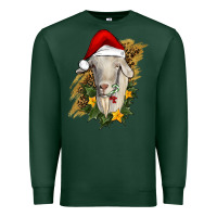 Sports Green christmas goat Premium Sweatshirt - RanaPortraitStore