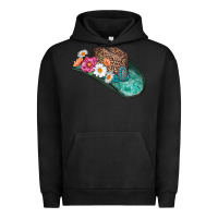 Pigment Black cowboy hat Urban Hoodie - AdoDesignShop