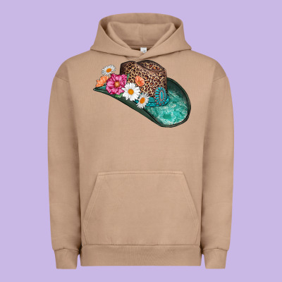 Cowboy Hat Urban Hoodie Designed By Adodesignshop