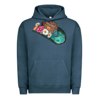 Pigment Midnight Navy cowboy hat Urban Hoodie - AdoDesignShop