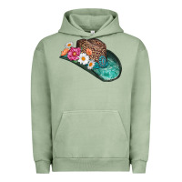 Pigment Oil Green cowboy hat Urban Hoodie - AdoDesignShop
