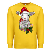 Lemon christmas baby sheep Premium Sweatshirt - RanaPortraitStore