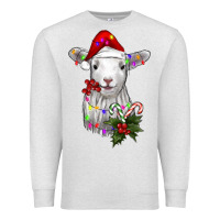 Oatmeal Heather christmas baby sheep Premium Sweatshirt - RanaPortraitStore