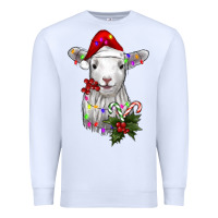 White christmas baby sheep Premium Sweatshirt - RanaPortraitStore