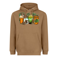 Toasted Coconut sloth coffee cups Heavyweight Hoodie - Zillion Design Studio