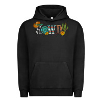 Howdy With Cowboy Hat And Cactus Urban Hoodie | Teevron